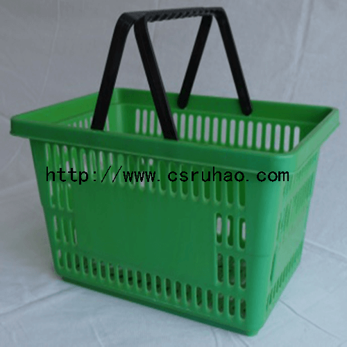 430*295*210mm 22L RH-BPH22-1 Used Plastic Shopping Hand Basket
