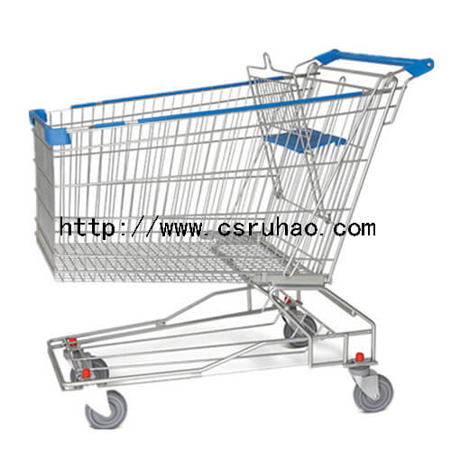 RH-SA210 5''PU Wheel Unfolding Asia Shopping Cart